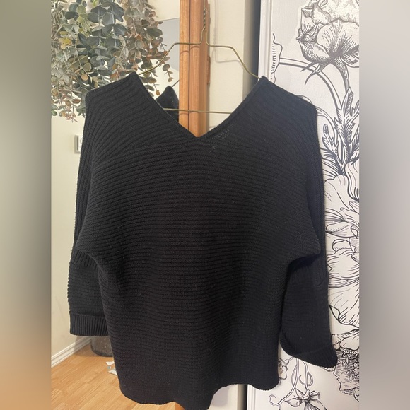 Belldini black oversized knit sweater - Picture 2 of 3